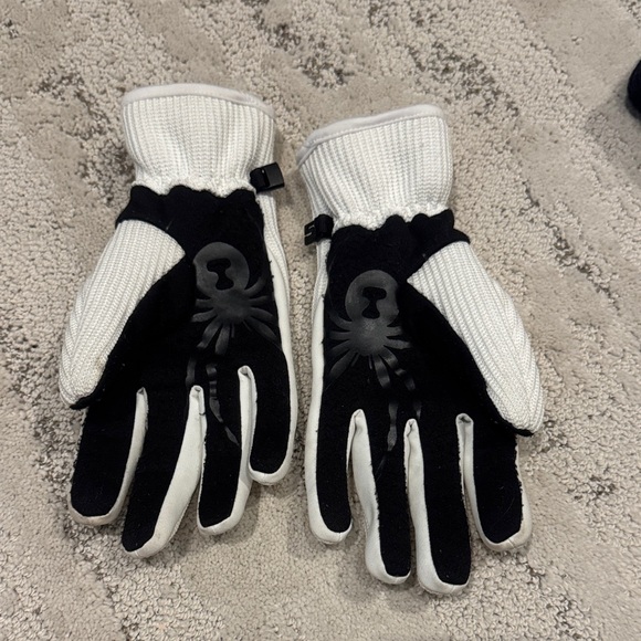 Spyder Snow White Winter Gloves - Picture 2 of 2